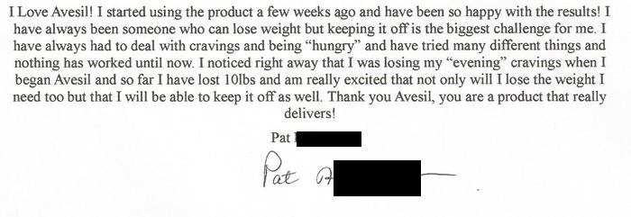 Pat Avesil testimonial 1