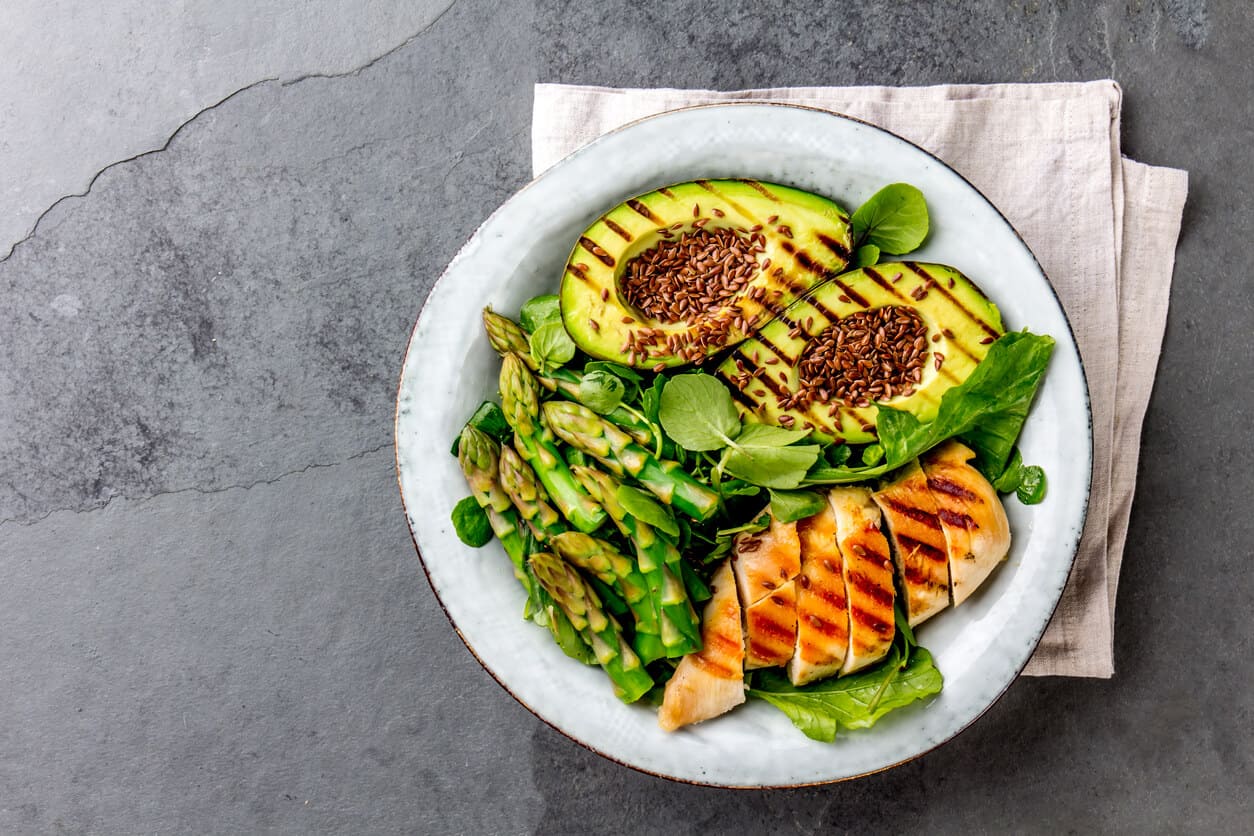 Blacked Chicken and Avocado Salad