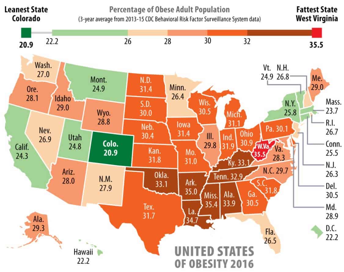 Obesity The United States Today