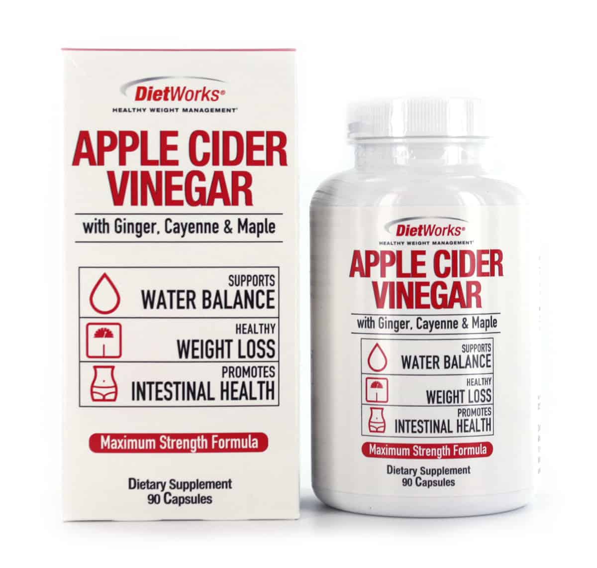 Dietworks Apple Cider Vinegar 90 Capsules Iherb